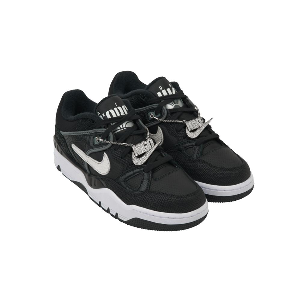 Nigo x Nike Air Force 3 Low Black Croc Унисекс Кроссовки Дымчато-серый Металлик-платиновый Белый HF7630-001