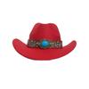 Adjustable Cowgirl Hat Shapeable Wide Brim Western Hat Trendy Cowboy Hat  for Men and Women