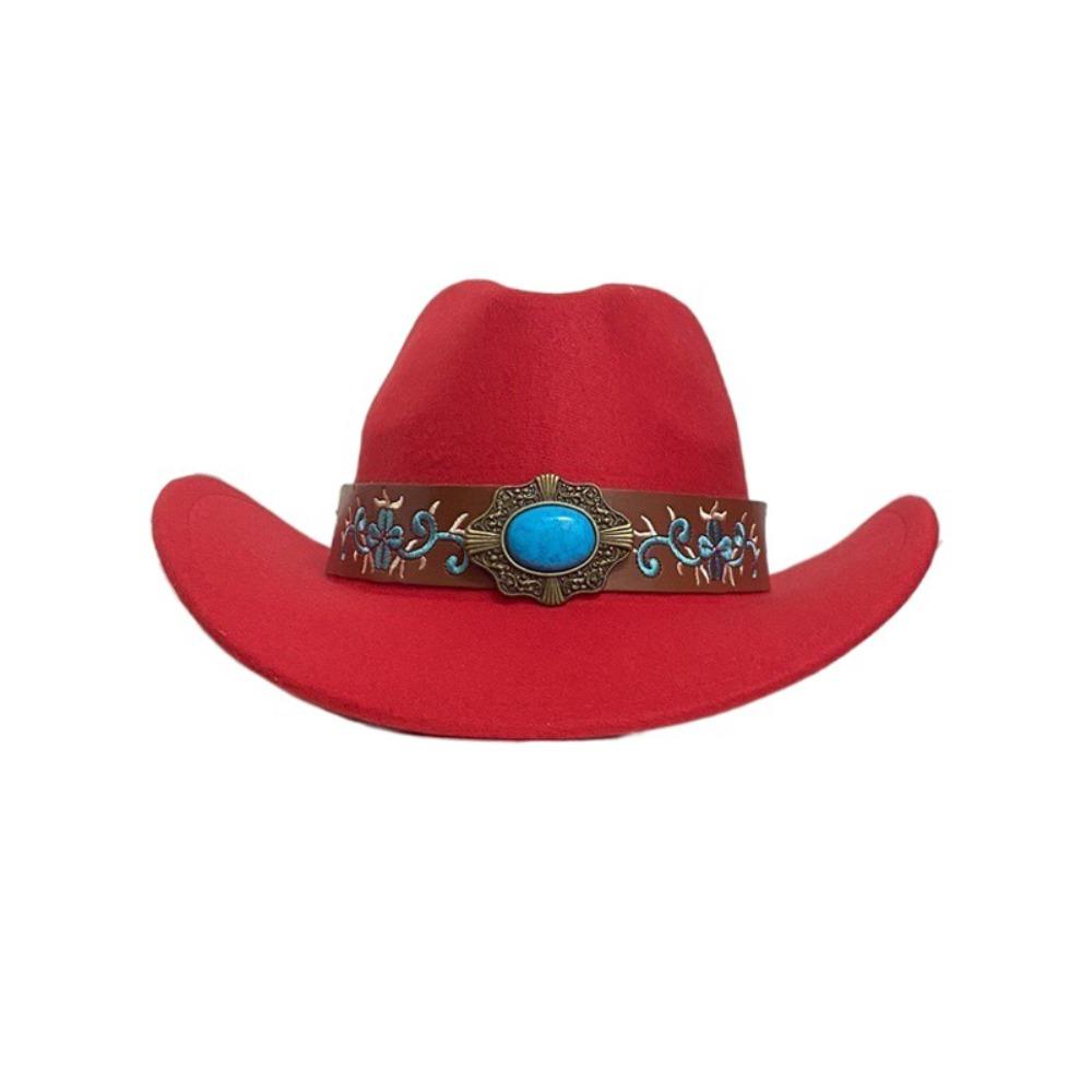 Adjustable Cowgirl Hat Shapeable Wide Brim Western Hat Trendy Cowboy Hat for Men and Women