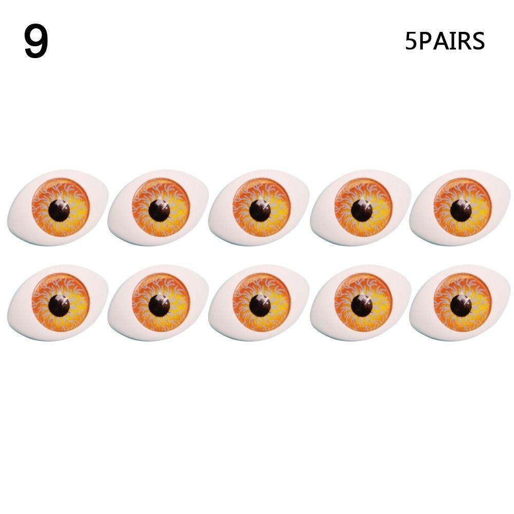 5 пар DIY Кукольный глаз 12x16мм Аксессуары для глаз Новые Поделки для изготовления кукол DIY BJD кукла