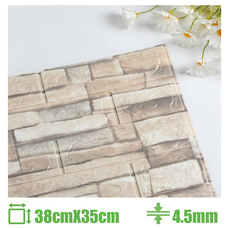 10 шт. 3d пенопластовые наклейки на стену, панели, кирпичные водостойкие клейкие обои для гостиной, спальни, дома, дома, декора для ванной комнаты