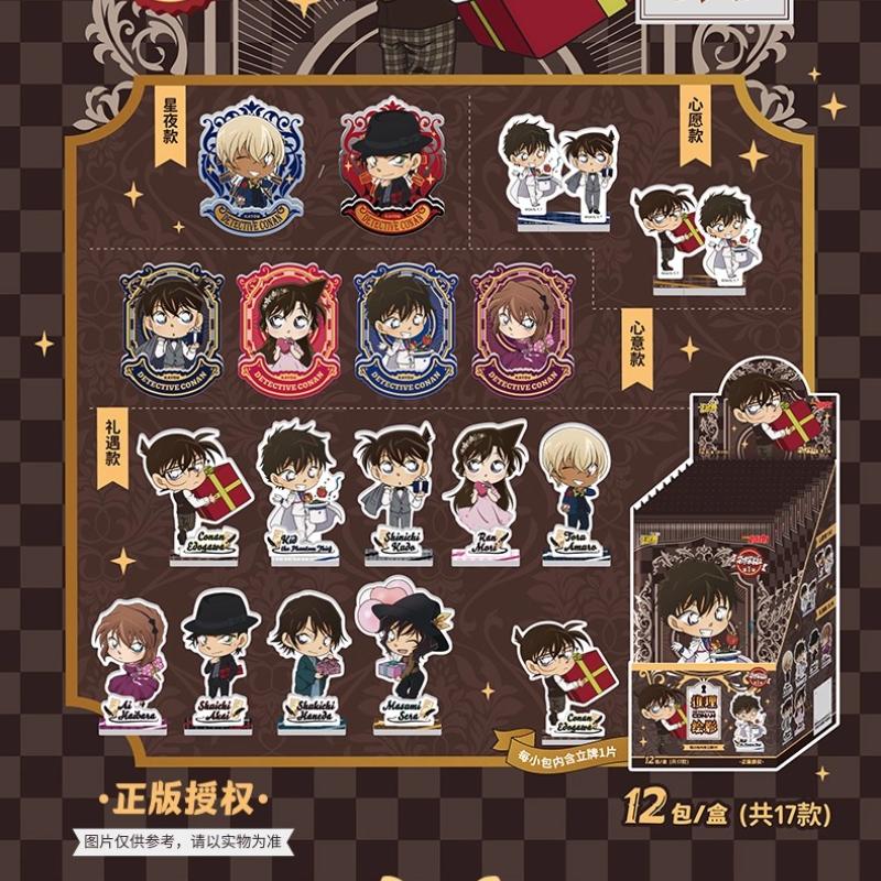Official Authentic Detective Conan Drawing Cute Detective Series Cards Anime Peripherals Collection Toys Gifts