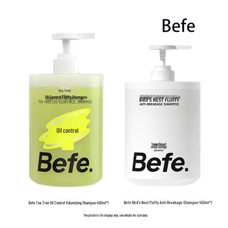 BeFe Tea Tree Oil Control & Bird's Nest Volumizing Shampoo Duo
