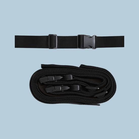 2 шт. Латексный матрас Обвязочный ремень Регулируемая длина Пряжка быстрого сброса Сверхпрочный Многоцелевой Чемодан Багажный ремень Упаковочная стропа