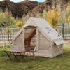 ZISIZ Cotton Canvas Inflatable Starry Sky Camping Tent