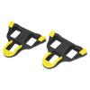 TB‑011 Универсальные шипы для шоссейного велосипеда с плавающим углом 6 градусов, самоблокирующиеся велосипедные педали, комплект шипов, черно-желтый