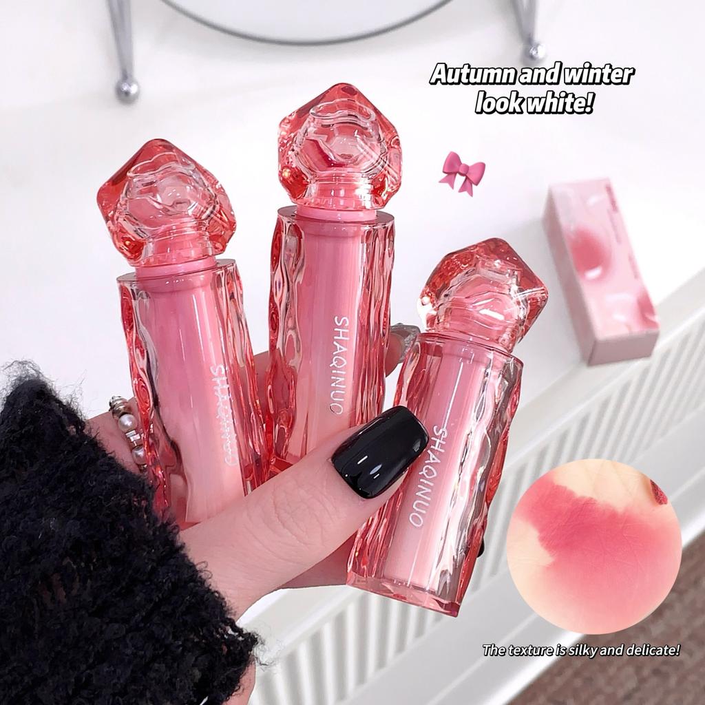 SHAQINUO Хлопковый матовый вельветовый мусс для губ