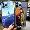 Чехол для телефона Demon Slayer Anime для Iphone 14 13 11 12 Pro Max Mini Xs Xr X, чехол из закаленного стекла для Iphone 7 8 6s Plus Se 2022