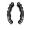 2PCS Universal Car Steering Wheel Cover Carbon Fiber Car Steering Wheel Case Booster Non-Slip Grip Handle