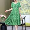 New Dress Women's Summer Sundress Casual Short Sleeve Dress Vestidos Female O-Neck Robe Oversized Bohemian Dresses