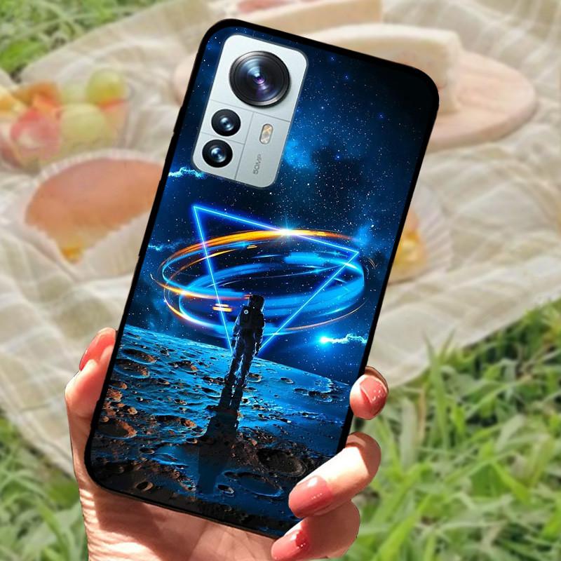 Для Xiaomi Mi 12 Чехол 12X 12S Мягкий Силикон Мультяшный Расписной Чехол для Телефона Для Xiaomi 12 Pro Чехол 12S PRO Ударопрочный Bumper