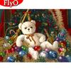 5D DIY Алмазная вышивка Медведь Хобби и ремесла Алмазная картина Мультфильм Мозаика Животное Рождественское украшение Настенное искусство