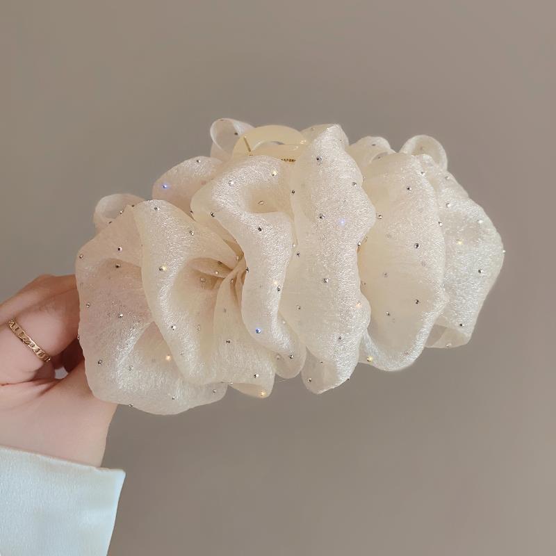 Super Fairy Mesh Cloud Hair Clip Woman Sweet Starry Shark Clip Fashion Hair Accessories