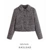 Kaslead Новое поступление Женская одежда Модный стиль Блестки Декоративная текстура Рабочая одежда Изящный пиджак 1689299