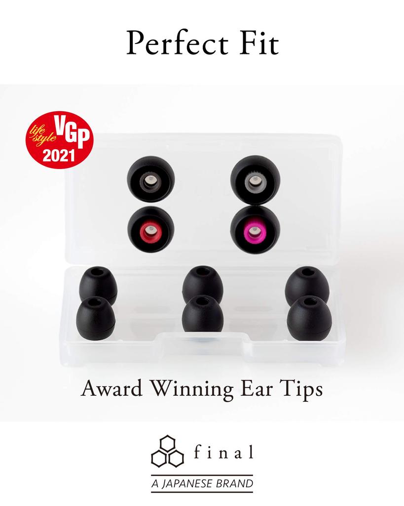 final A3000 Japanese IEM, 6mm f-CORE DU Dynamic Driver, 2-Pin OFC Cable, 3.5mm, Wired