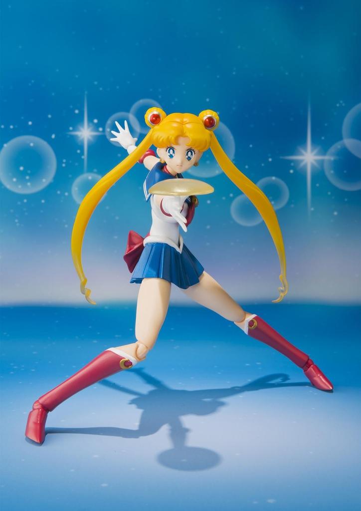 TAMASHII NATIONS Прекрасная Воительница Сейлор Мун Сейлор Мун Приблизительно 140 мм ABS ПВХ Окрашенная Подвижная Фигурка S.H.Figuarts &