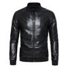 Кожаная куртка мужская куртка новая версия молодежная повседневная куртка из искусственной кожи топ