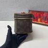 [Pre-Owned] Nice Elegant Shape Lv Monogram Metal Zipper Head Coated Canvas Makeup Bag Handbag Mini - Excellent #1RQZ39