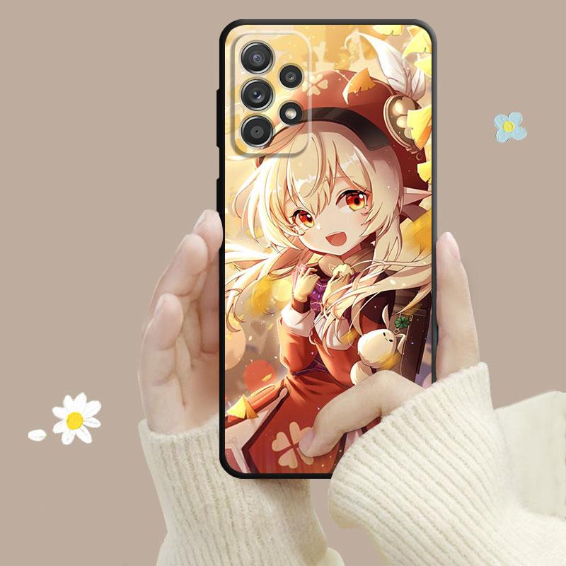 Чехол Game Genshin Impact Yan Fei Barbatos для Samsung Galaxy A14 A73 A53 A71 A51 A31 A33 A22 A12 A21s A13 A32 A52s A72 A52 A23
