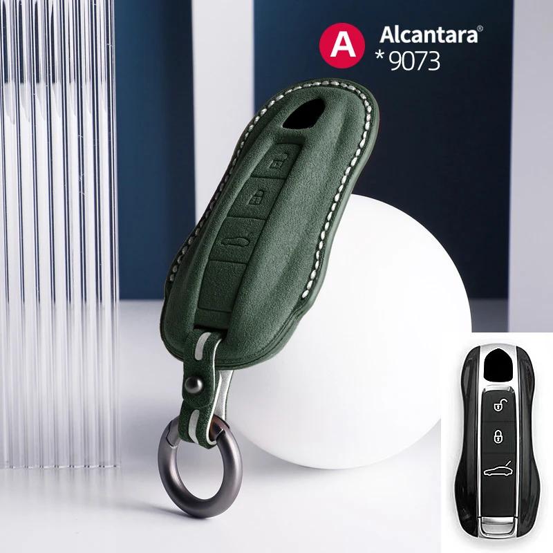 AABKR1 Car Key Bag Case Cover For Porsche Panamera Spyder Carrera Macan Cayman Cayenne 911 970 981 991 Car Key Cover Accessories