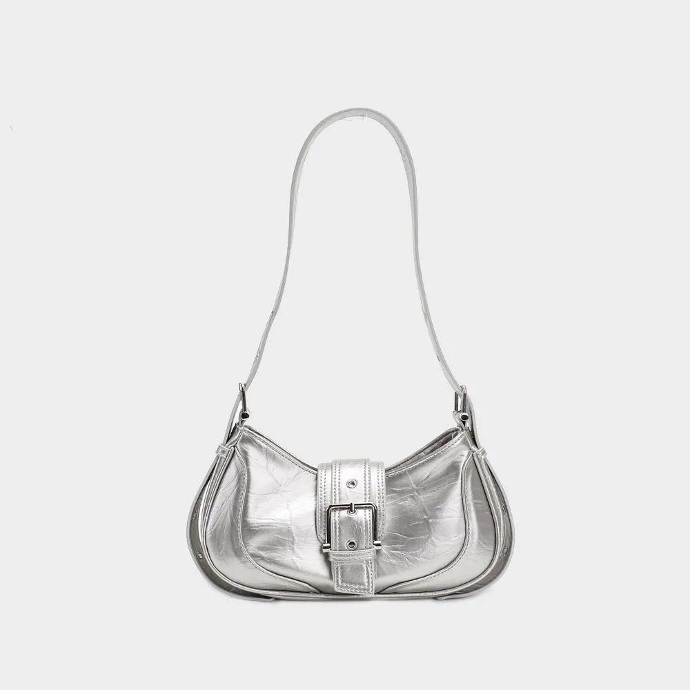 Small Bag for Women, Autumn 2025 New Vintage Hot Girl Underarm Bag, Niche Single Shoulder Crossbody Bag, Fashion Motorcycle Bag Trend