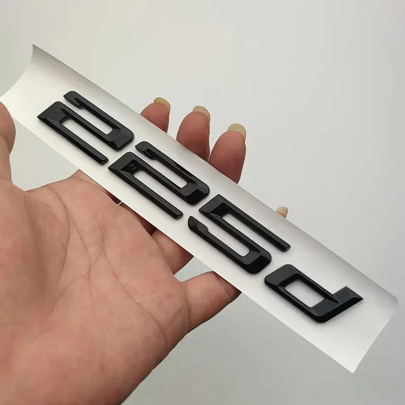 216d 218d 220d 225d 228d 230d 235d 240d Car Black Letter Logo Car Stickers for BMW F45 F22 F46 Trunk Decoration Auto Accessories LY8
