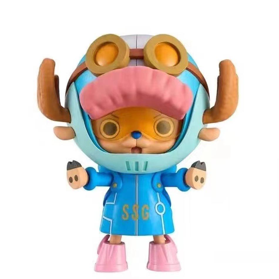 17 см One Piece Луффи Аниме Фигурки Обезьяна Д. Луффи Остров Яйцеголовый Фигурки Действия ПВХ Аниме Коллекционная Модель Кукла Игрушка Подарок Ребенку