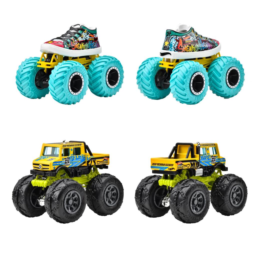 Hot Wheels Monster Truck Assortment 8 Units Box Sale Vehicle Toy Mini Car 3 Years Old and Up Multi 164 984K-FYJ44