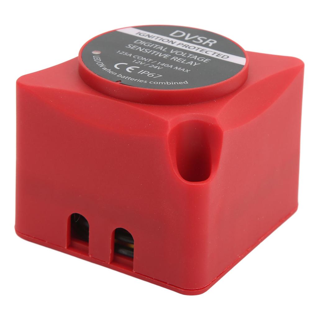 Комплект изолятора аккумулятора VSR Реле, чувствительное к напряжению Автоматическая зарядка DC 12В 24В 140А для квадроцикла UTV RV C