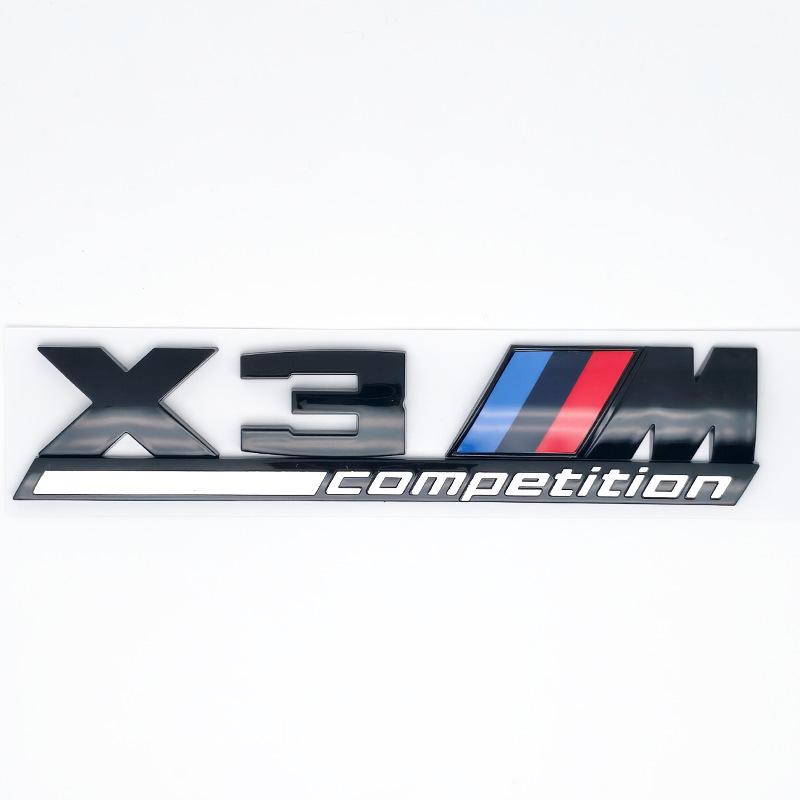 Глянцевый Черный 3D ABS КОНКУРСНЫЙ ABS Значок Гром Молния Edition Для BMW M1 M2 M3 M4 M5 M6 M7 M8 Наклейка Значок на Багажник Автомобиля
