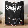 1 шт. Slipknot, Хэви-метал, Маски Фланелевое одеяло Легкое Мягкое для Всех Сезонов, Идеально для Дивана, Офиса, Кровати, Путешествий, Кемпинга Плед65
