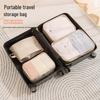 Seven-Piece Travel Compression Bag Set for Clothes and Organizing