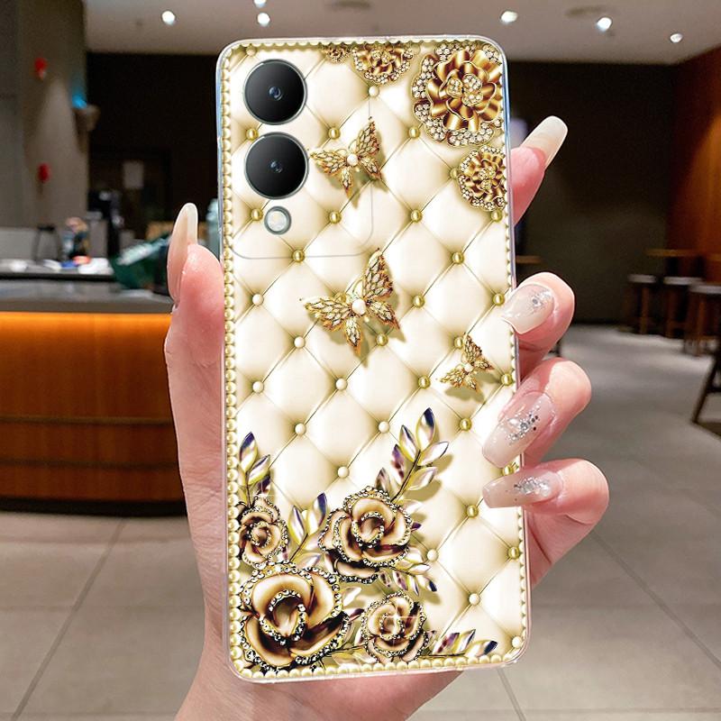 Чехол для Vivo Y17s Чехол VivoY17s Y 17s Роскошный Милый Крутой Мальчики Девочки Прозрачный Мягкий Силикон ТПУ Чехлы для Телефона Задняя Крышка Funda