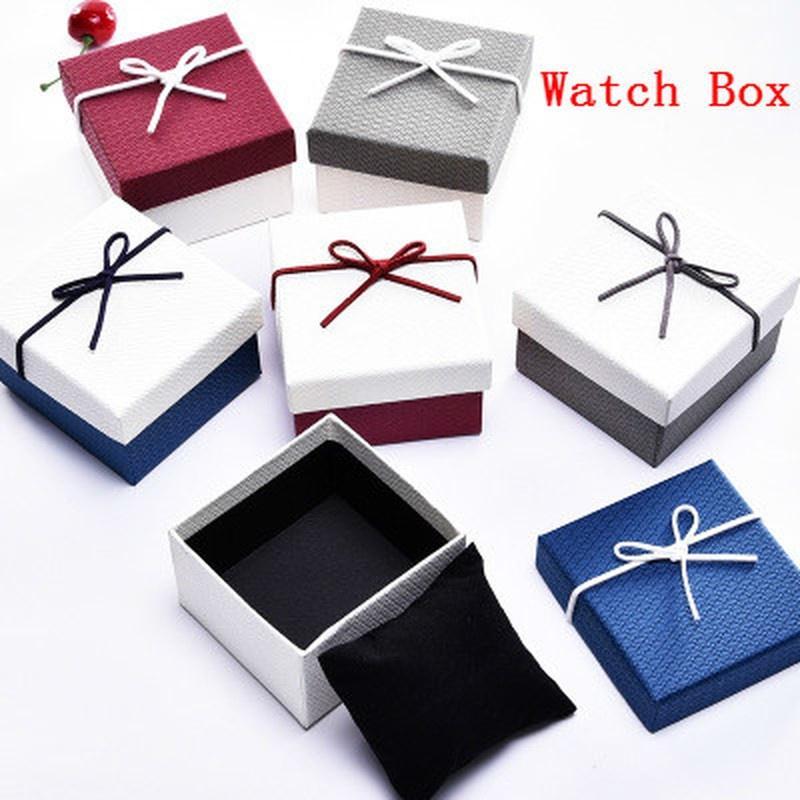 Watch Box Jewelry Wrist Watches Holder Display Storage Box Organizer Case Gift