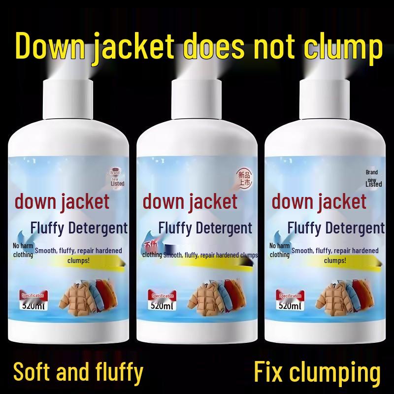 Winter Down Jacket Detergent - Stain and Oil Remover for Washing Machines