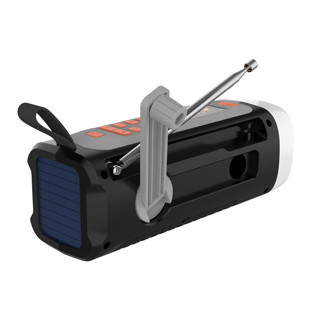 Аварийное радио, 4500 мАч, портативное радио с рукояткой на солнечной батарее, AM FM SW радио, уличное радио, беспроводное