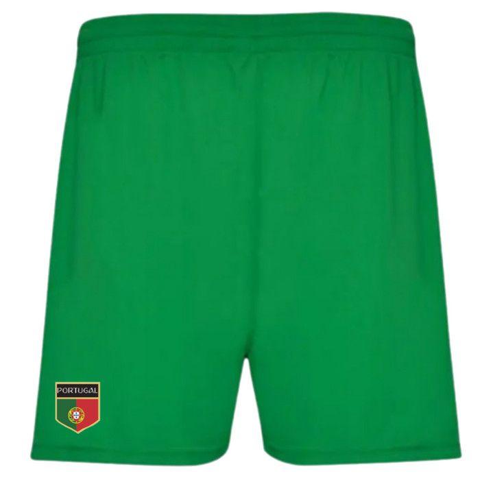 Футбольный комплект шорты и майка Португалия мужской красный зеленый