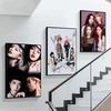 Girl Group Kpop B-Blackpink Canvas Painting Posters and Prints Wall Art Pictures for Living Room Decoration