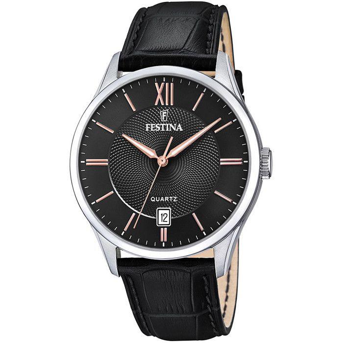 Montre - Festina - F20426-6 - Argenté - Noir - Étanchéité 5 ATM