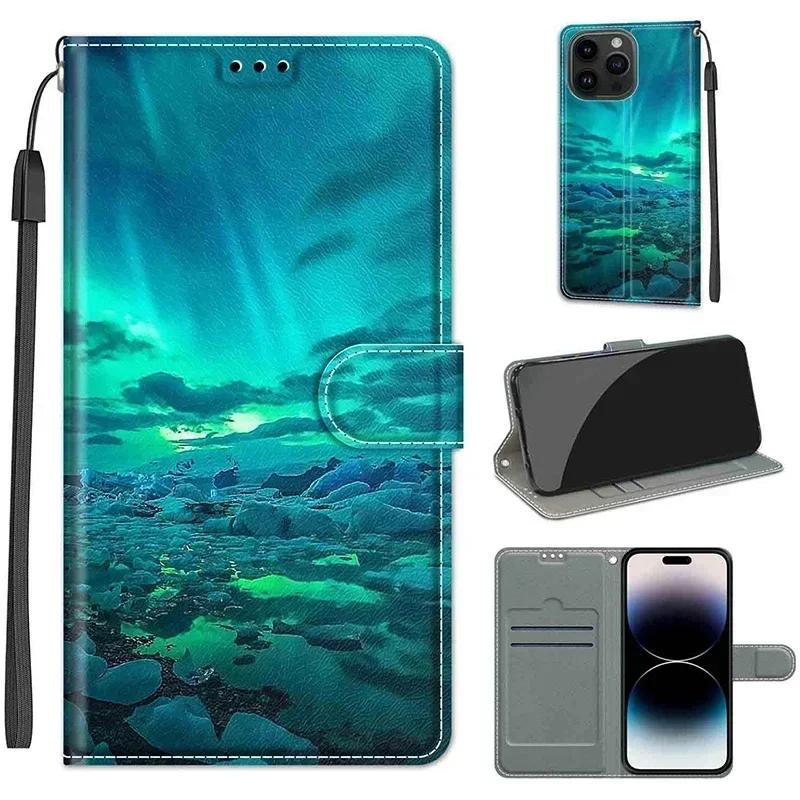Butterfly Wallet Flip Case For Samsung Galaxy A05 A05S A15 A25 A35 A55 A14 A24 A54 A13 S24 Ultra S23 S22 Leather Card Slot Cover