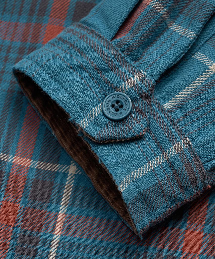 Фланелевая рубашка-overshirt Mideueobdeiteu_2 цвета