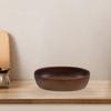 1pc Large Vintage Walnut Wood Boat Shape Bowl Salad Serving Wooden Kitchen Fruit Bowls Bar Decorative Dishes Mixing Dough Bowls