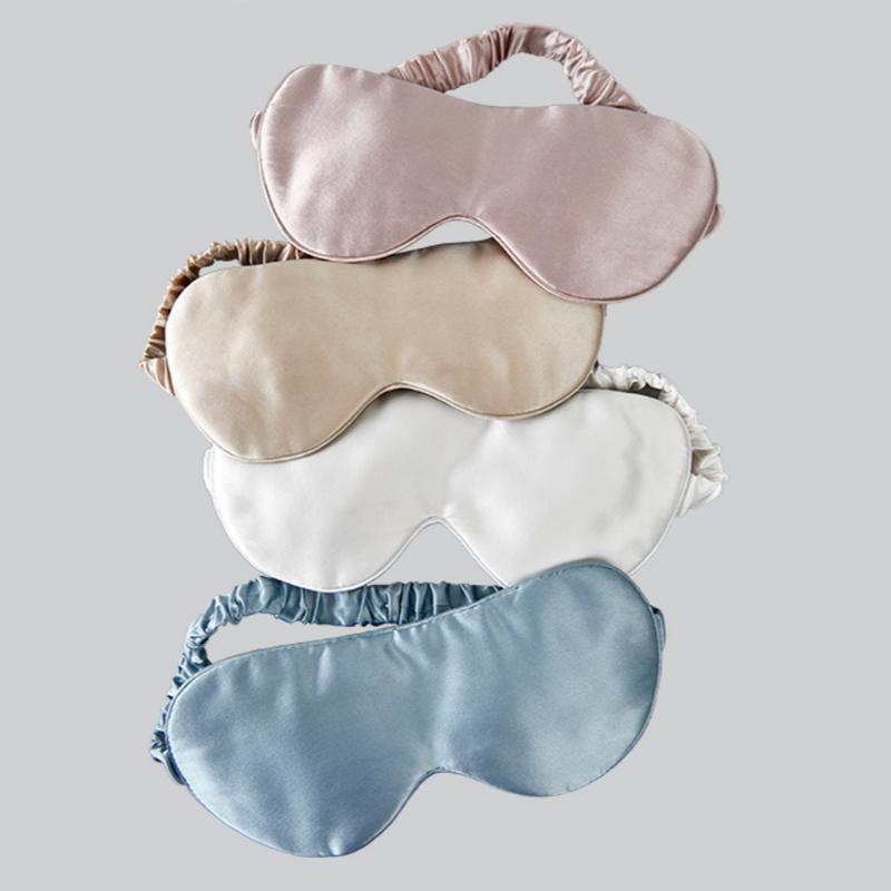 100 Percent Mulberry Silk Sleep Mask Breathable Light Blocking Eye Cover For Women Men Travel Soft Comfortable