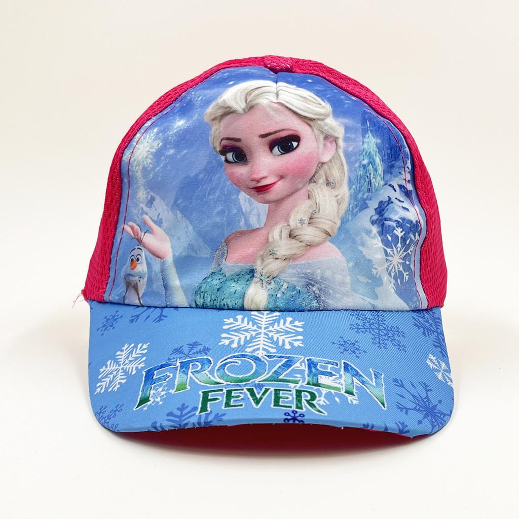 Baseball Character Frozen Hat With Breathable Polyester Material Protection Sun