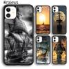 Krajews парусник лодка красочный чехол для телефона чехол для iPhone 14 5 SE 6s 7 8 plus X XR XS 11 12 13 pro max Samsung S21 S22ultra