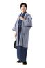 Haori for Made In Stylish Large Size Dobby Gray [ROCCA] Kurume-ori Men, Japan, Kimono, Washable, M, Minsa-style