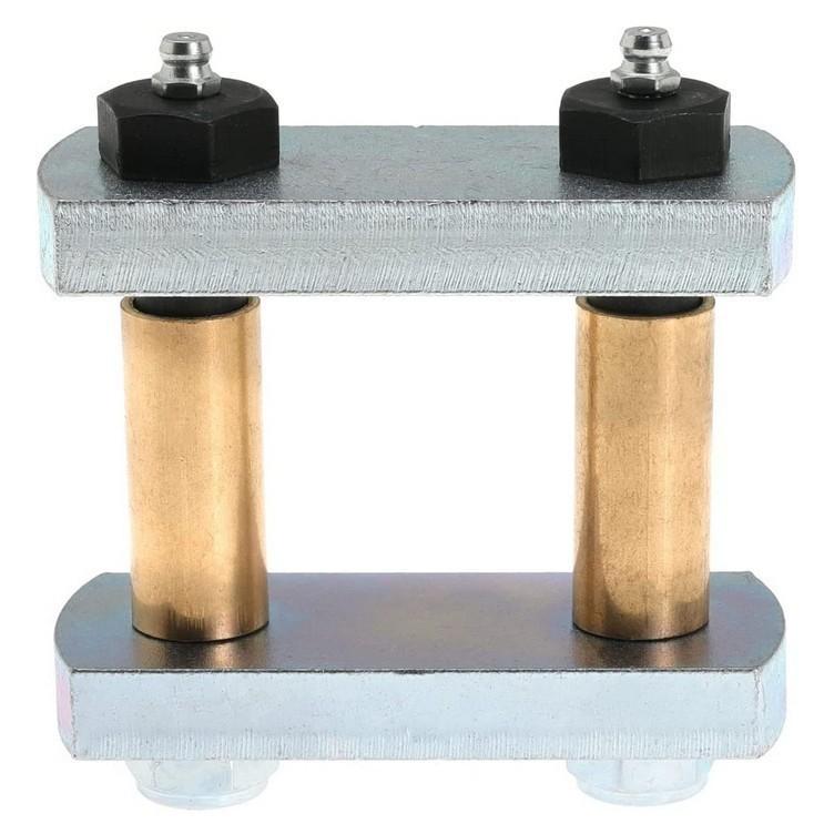 Compatible with CRE3000 Genuine Equaflex 3 1/8 inch shackle hanger upgrade kit for trailer truck axle suspension kits.