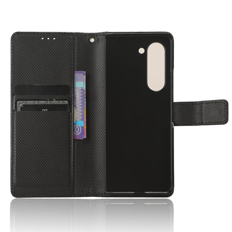 Чехол для телефона Samsung Galaxy Z Fold6, кожаный винтажный чехол для телефона Galaxy Z Fold5, чехлы Fold4/3/2, откидной магнитный чехол-кошелек