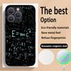 Крутая формула уравнение крутой узор Чехол для телефона Для iPhone 16 15 14 13 12 11 Plus Pro Max Высококлассный Роскошный Magsafe Овчина