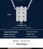 Korean Style S925 Sterling Silver Slim Waist Diamond Necklace for Women - Elegant and Luxurious Pendant